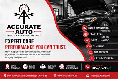 Trusted Auto Repair Services in Mississauga, ON – Accurate Auto