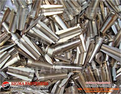 Post Tensioning wedges and barrels, pre stressed anchor grip system, anchor heads pla