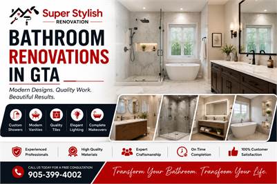 Upgrade Your Home with Bathroom Renovations in GTA