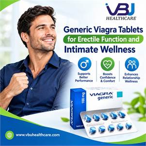 Generic Viagra Tablets for Erectile Function and Intimate Wellness