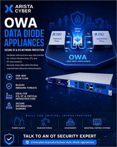 Secure One-Way Data Transfer with OWA Data Diode Appliances