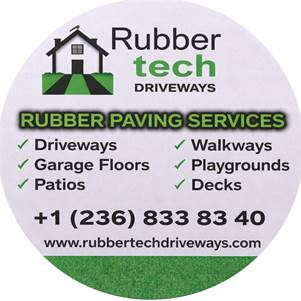 rubber paving