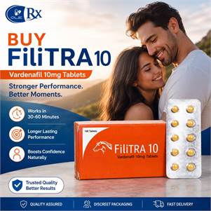 Buy FiliTRA 10 Vardenafil 10mg Tablets for ED Support