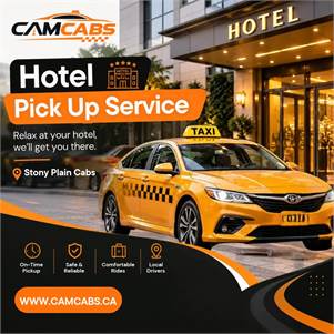Reliable Hotel Pickup and Taxi Service in Stony Plain 