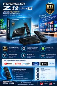 Formuler Z12 Ultra SE | MYTVOnline4 | 4K Android Streamer